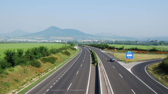 Autobahn D 8 Tschechien