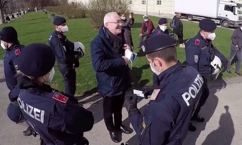 Martin Graf und Polizei