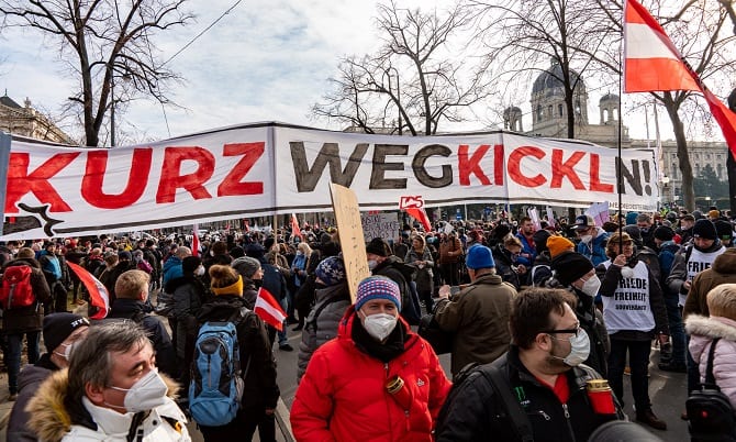 Demo am 31.1.2021 in Wien
