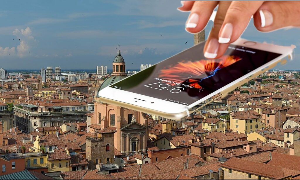 Bologna und Handy